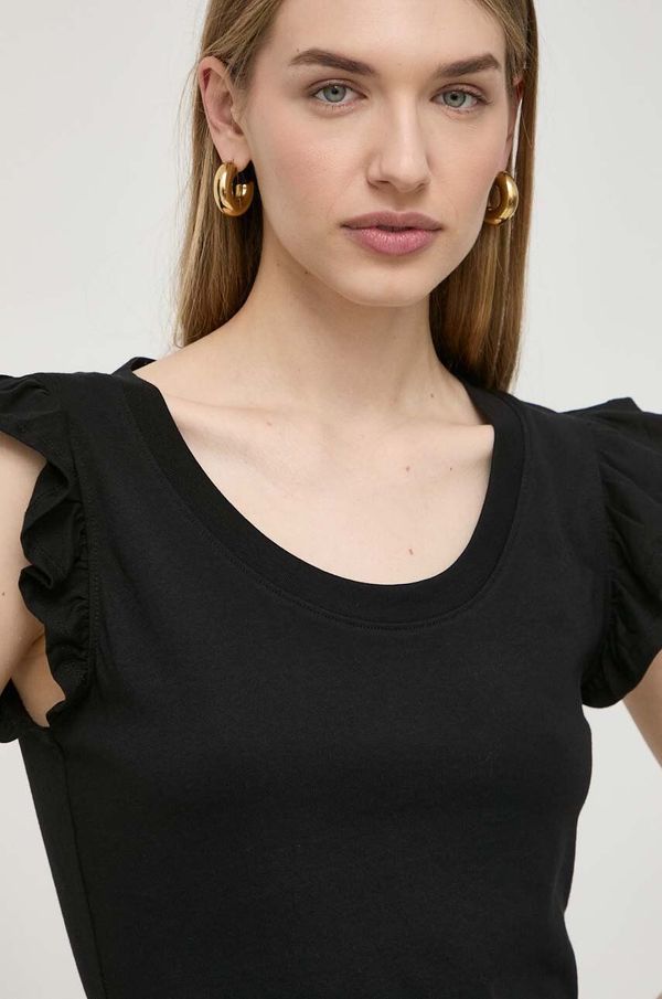 Silvian Heach Majica kratkih rukava Silvian Heach za žene, boja: crna