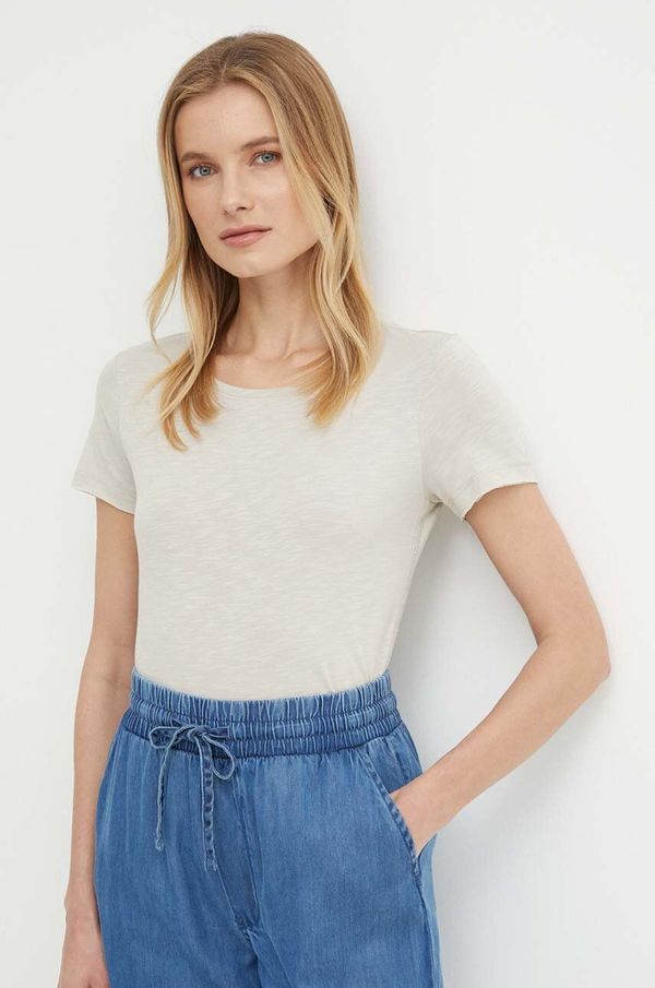 Sisley Majica kratkih rukava Sisley za žene, boja: bež