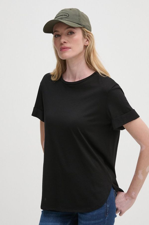 Sisley Majica kratkih rukava Sisley za žene, boja: crna, 3QU4L106I