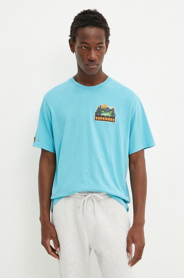 Superdry Majica kratkih rukava Superdry za muškarce, s tiskom, M1012017A-2YV