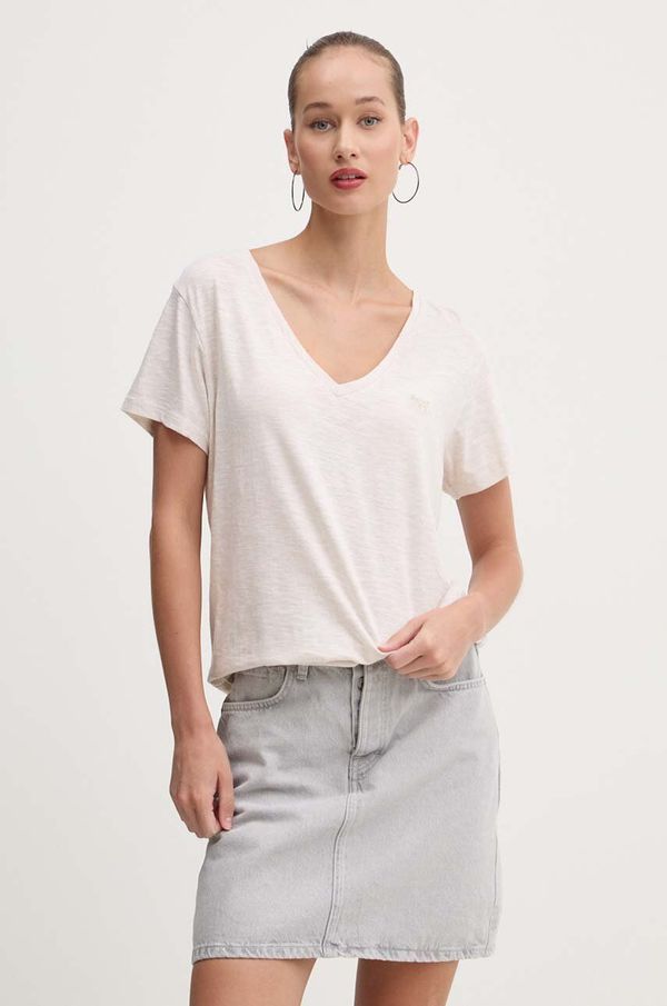 Superdry Majica kratkih rukava Superdry za žene, boja: bež, W1011181A-9VP