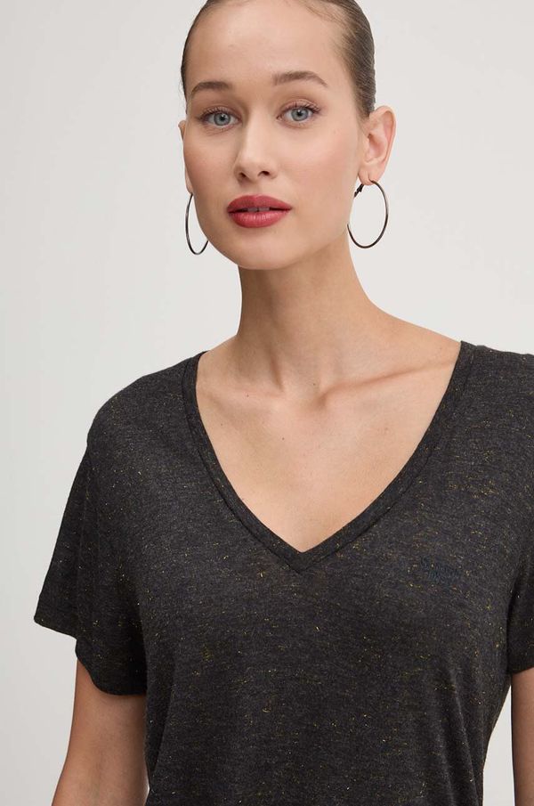 Superdry Majica kratkih rukava Superdry za žene, boja: crna, W1011596A-2FH