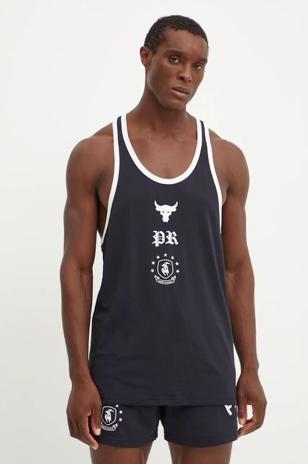 Under Armour Majica kratkih rukava Under Armour Project Rock za muškarce, boja: crna, 1386897