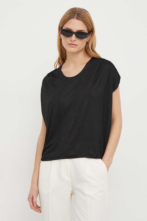 United Colors of Benetton Majica kratkih rukava United Colors of Benetton boja: crna