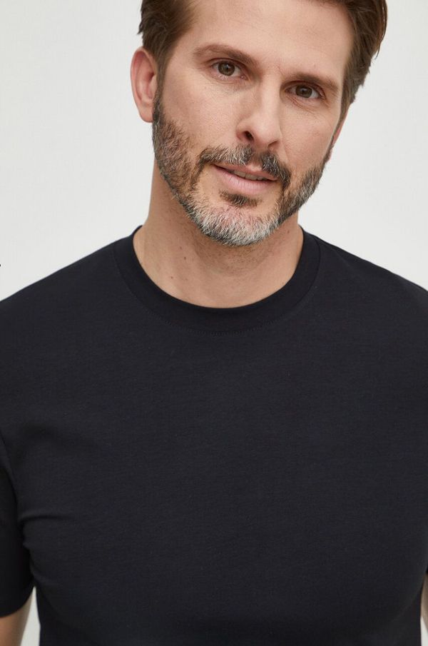 United Colors of Benetton Majica kratkih rukava United Colors of Benetton za muškarce, boja: crna, bez uzorka