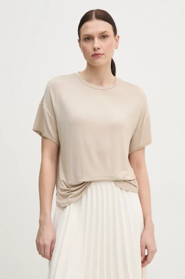 United Colors of Benetton Majica kratkih rukava United Colors of Benetton za žene, boja: bež