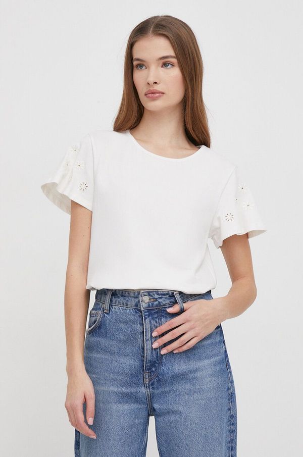 United Colors of Benetton Majica kratkih rukava United Colors of Benetton za žene, boja: bež