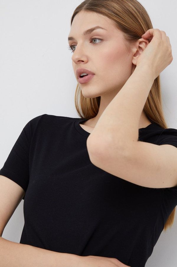 United Colors of Benetton Majica kratkih rukava United Colors of Benetton za žene, boja: crna