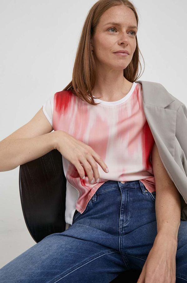 United Colors of Benetton Majica kratkih rukava United Colors of Benetton za žene, boja: crvena