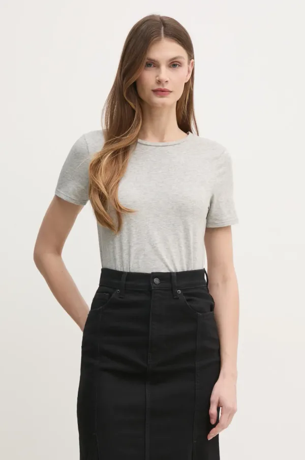 United Colors of Benetton Majica kratkih rukava United Colors of Benetton za žene, boja: siva, 3ZQM3M857