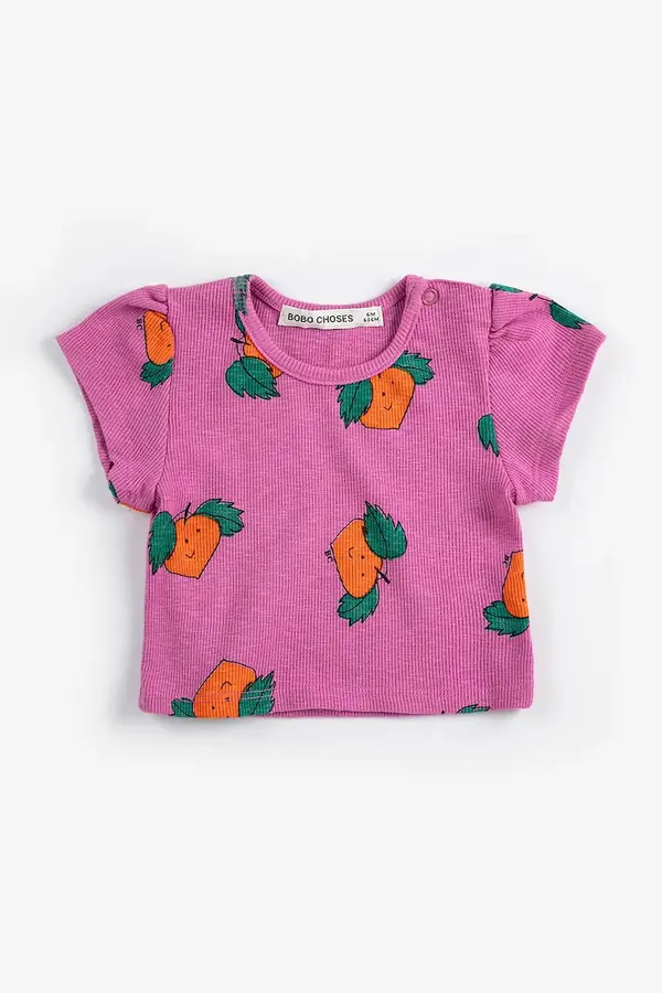 Bobo Choses Majica kratkih rukava za bebe Bobo Choses Tangerine