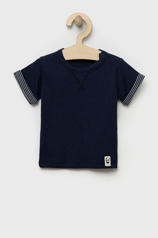 United Colors of Benetton Majica kratkih rukava za bebe United Colors of Benetton boja: tamno plava, glatki model