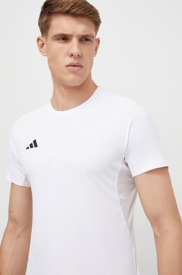 adidas Performance Majica kratkih rukava za trčanje adidas Performance Adizero boja: bijela, bez uzorka