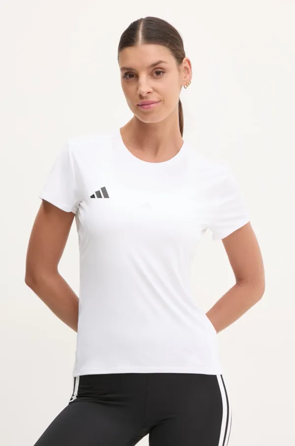 adidas Performance Majica kratkih rukava za trčanje adidas Performance Adizero boja: bijela, IN1173