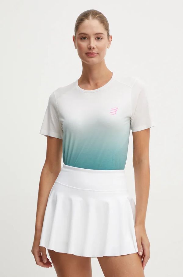 Compressport Majica kratkih rukava za trčanje Compressport Performance boja: zelena, ATSW4930