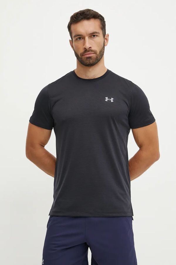 Under Armour Majica kratkih rukava za trčanje Under Armour Launch boja: crna, bez uzorka, 1382582