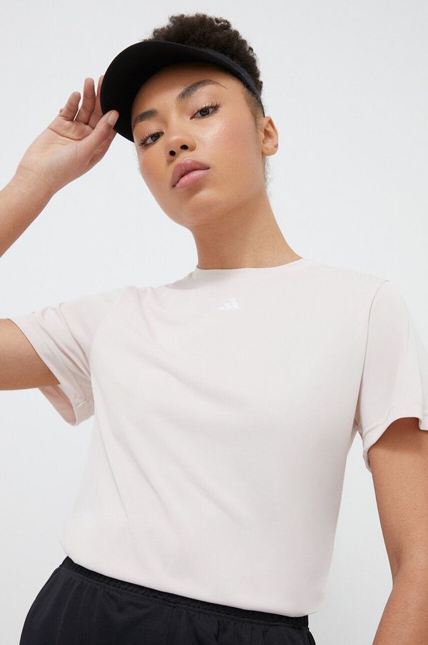 adidas Performance Majica kratkih rukava za trening adidas Performance boja: bež