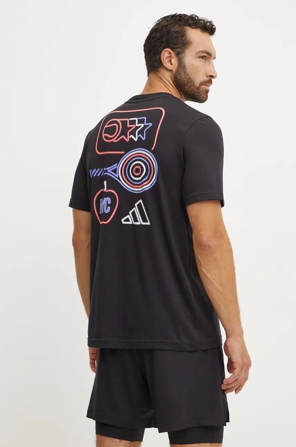 adidas Performance Majica kratkih rukava za trening adidas Performance boja: crna, s tiskom, IW0148