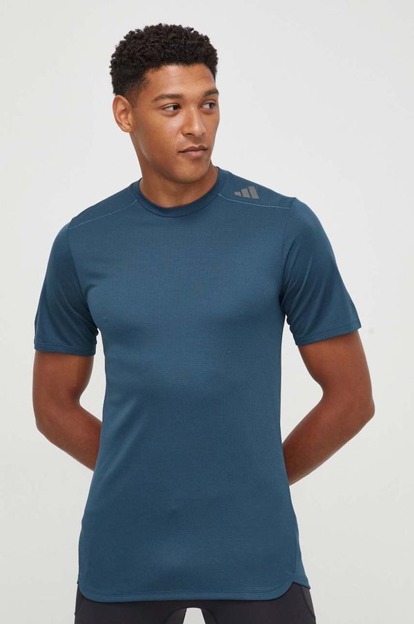 adidas Performance Majica kratkih rukava za trening adidas Performance Designed 4 Training boja: zelena, bez uzorka