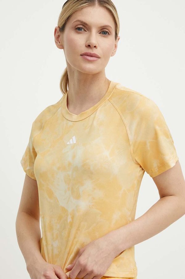 adidas Performance Majica kratkih rukava za trening adidas Performance Flower boja: žuta, IS2181