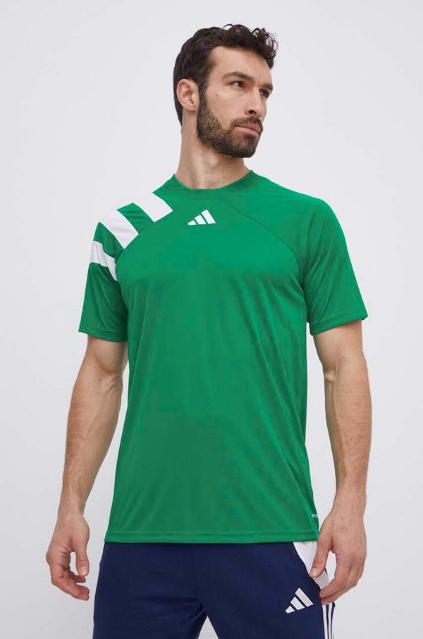 adidas Performance Majica kratkih rukava za trening adidas Performance Fortore 23 boja: zelena, s aplikacijom, IT5655