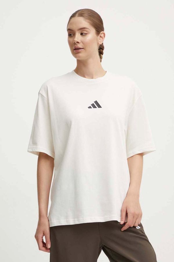 adidas Performance Majica kratkih rukava za trening adidas Performance Strength boja: bež, IW0136