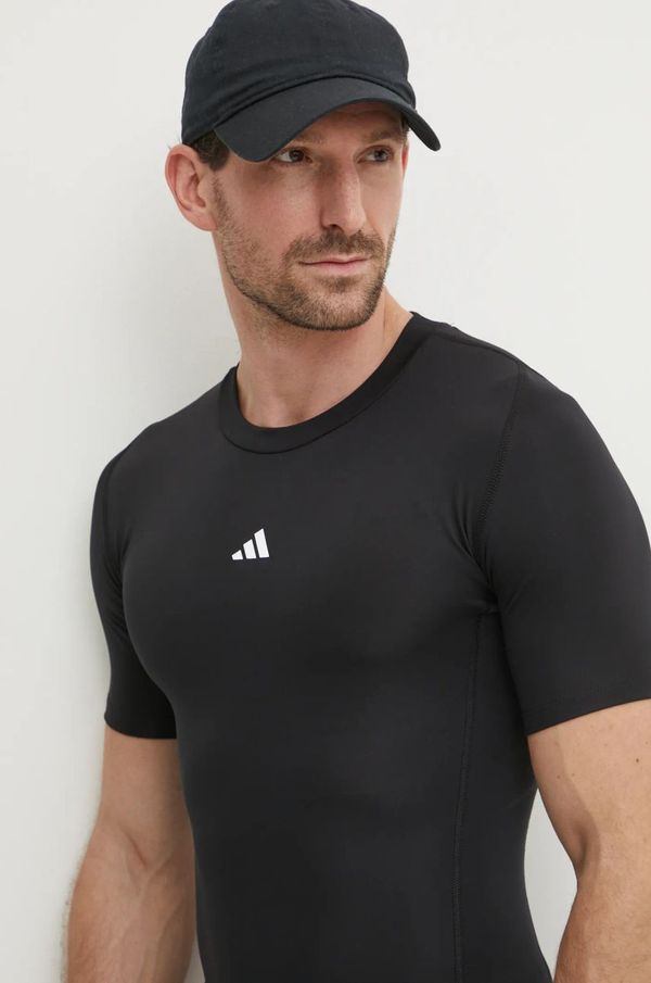 adidas Performance Majica kratkih rukava za trening adidas Performance Techfit boja: crna, bez uzorka, JE6698