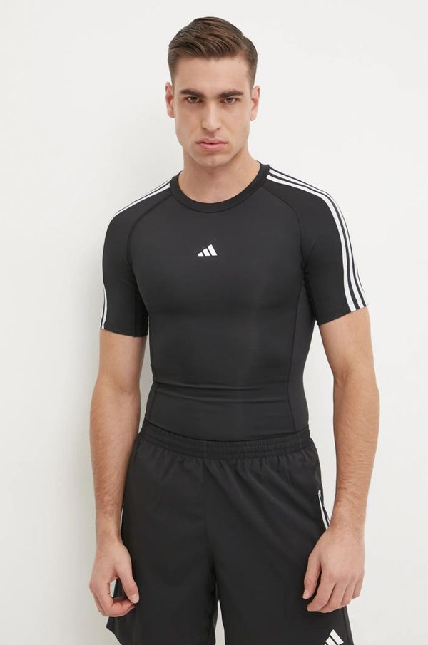adidas Performance Majica kratkih rukava za trening adidas Performance Techfit boja: crna, s tiskom, IN5588