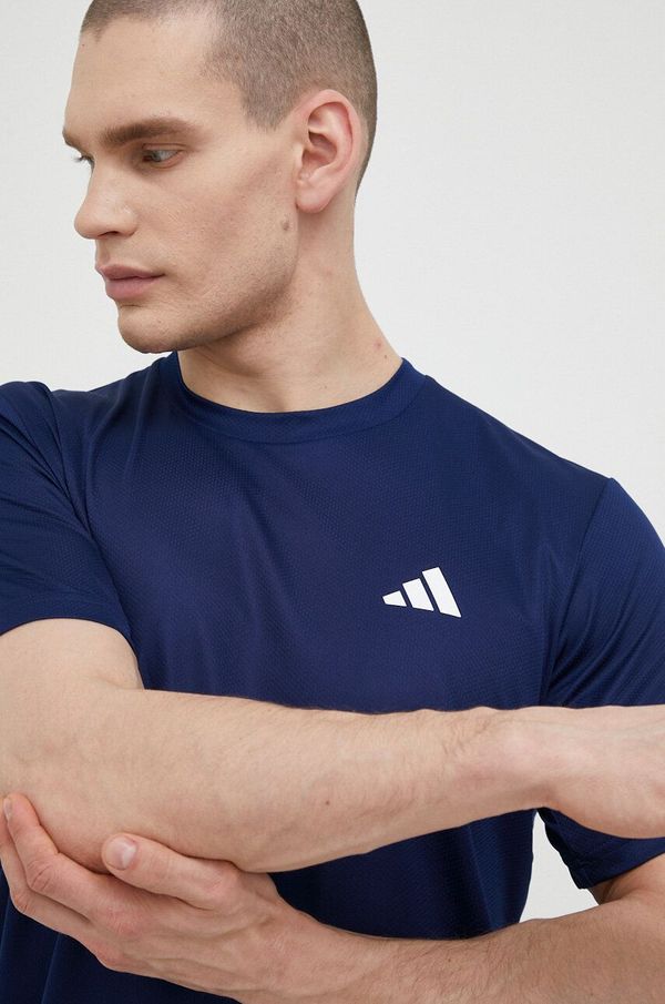 adidas Performance Majica kratkih rukava za trening adidas Performance Train Essentials boja: tamno plava, glatki model