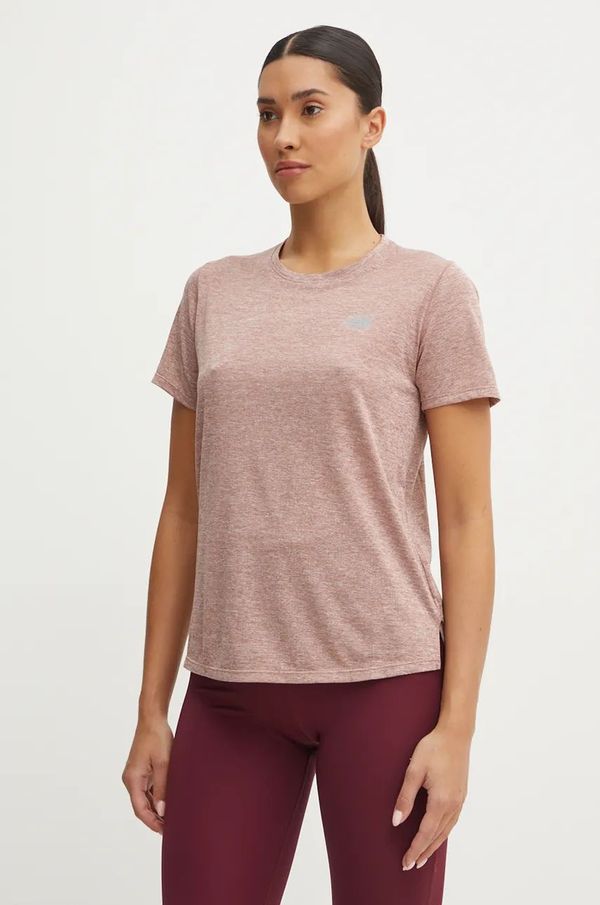 New Balance Majica kratkih rukava za trening New Balance Athletics boja: ružičasta, WT41253SWA