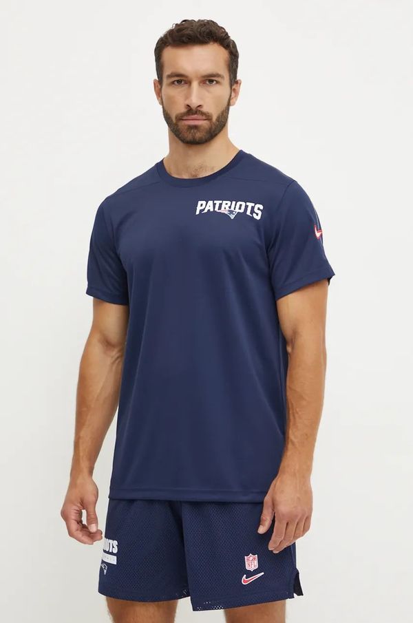 Nike Majica kratkih rukava za trening Nike New England Patriots boja: tamno plava, s tiskom, 02ES-044P-8K-K0Z