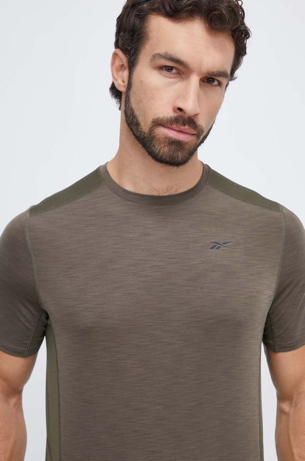 Reebok Majica kratkih rukava za trening Reebok ActivChill boja: zelena, bez uzorka