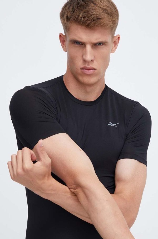 Reebok Majica kratkih rukava za trening Reebok Compression boja: crna, bez uzorka
