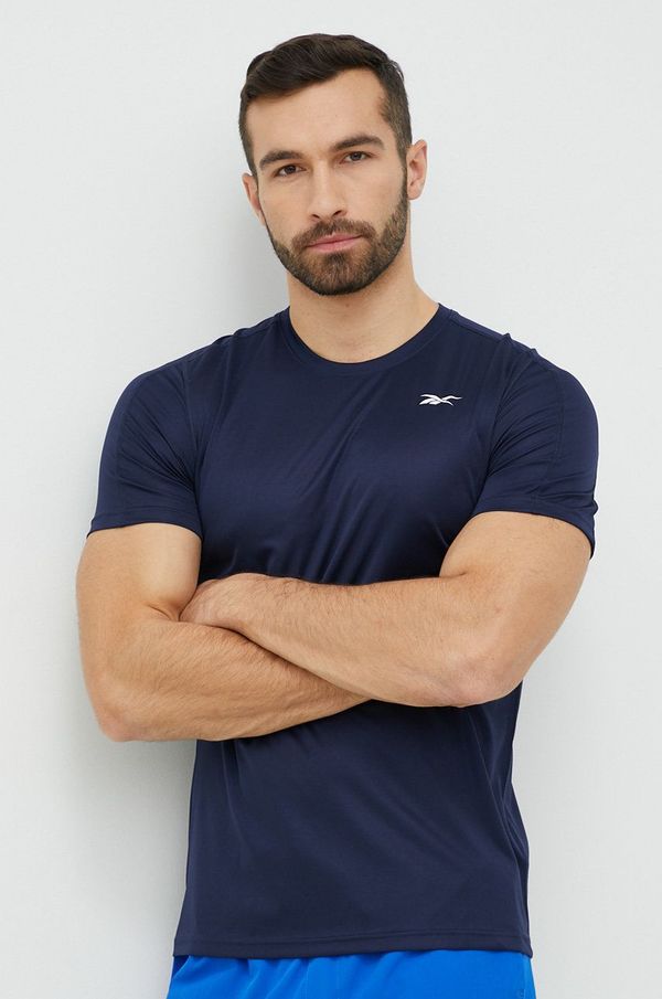 Reebok Majica kratkih rukava za trening Reebok Tech boja: tamno plava, jednobojni model