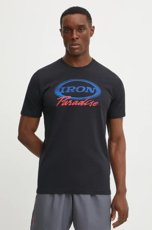 Under Armour Majica kratkih rukava za trening Under Armour Project Rock boja: crna, s tiskom, 1389945
