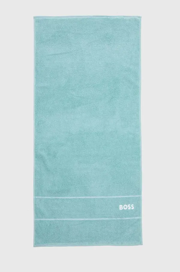BOSS Mali pamučni ručnik BOSS Plain Aruba Blue 50 x 100 cm