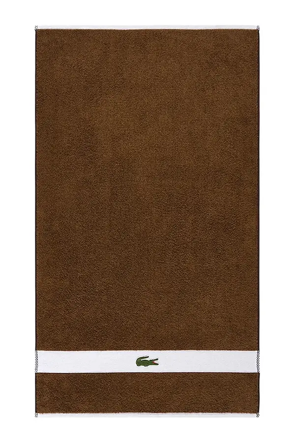Lacoste Mali pamučni ručnik Lacoste LCASUAL Pecan 55 x 100 cm