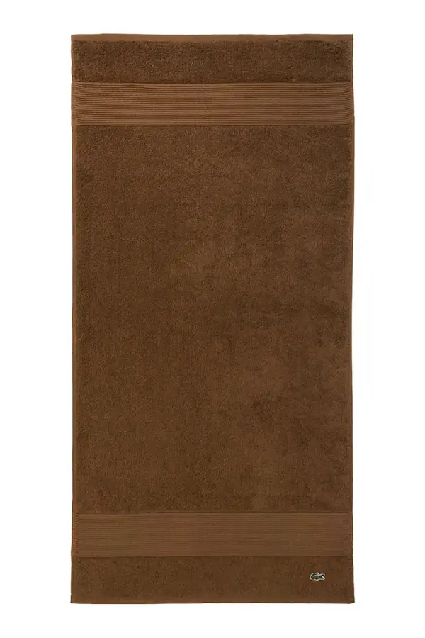 Lacoste Mali pamučni ručnik Lacoste LLECROCO Pecan 50 x 100 cm