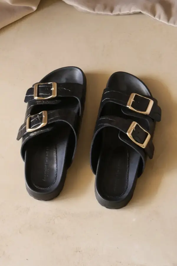 Manebi Manebi Kožne natikače Manebi Traveler Nordic Sandals