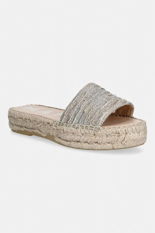 Manebi Manebi natikače ženske zlatne espadrille