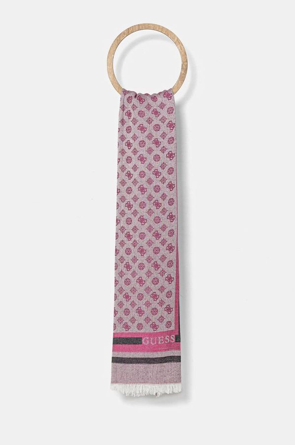 Guess Marama Guess KEFIAH za žene, boja: ružičasta, s uzorkom, AW5249 VIS03