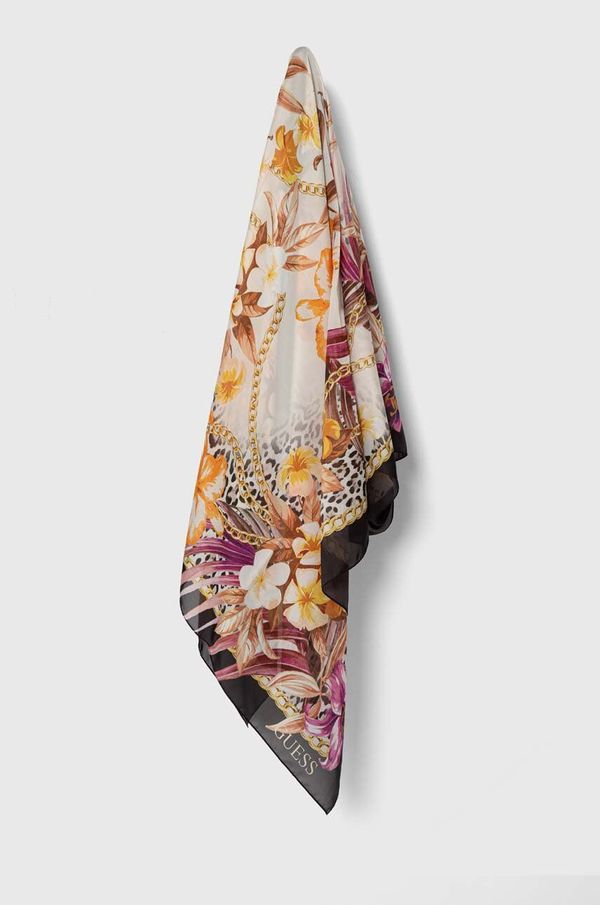 Guess Marama Guess za žene, boja: crna, s uzorkom, AW5143 SIL20