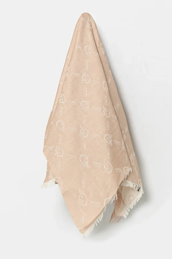 Pinko Marama Pinko za žene, boja: bež, s uzorkom, 100308 A2EQ