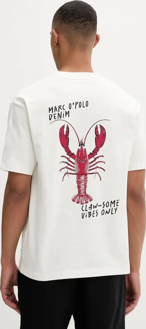 Marc O'Polo Marc O'Polo Basic majica kratkih rukava za muškarce od pamuka