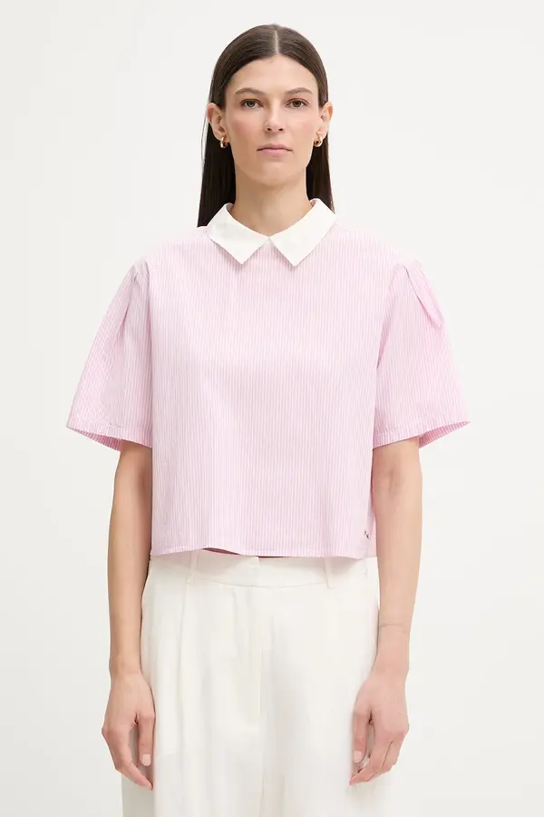 Marc O'Polo Marc O'Polo bluza košulja za žene od pamuka