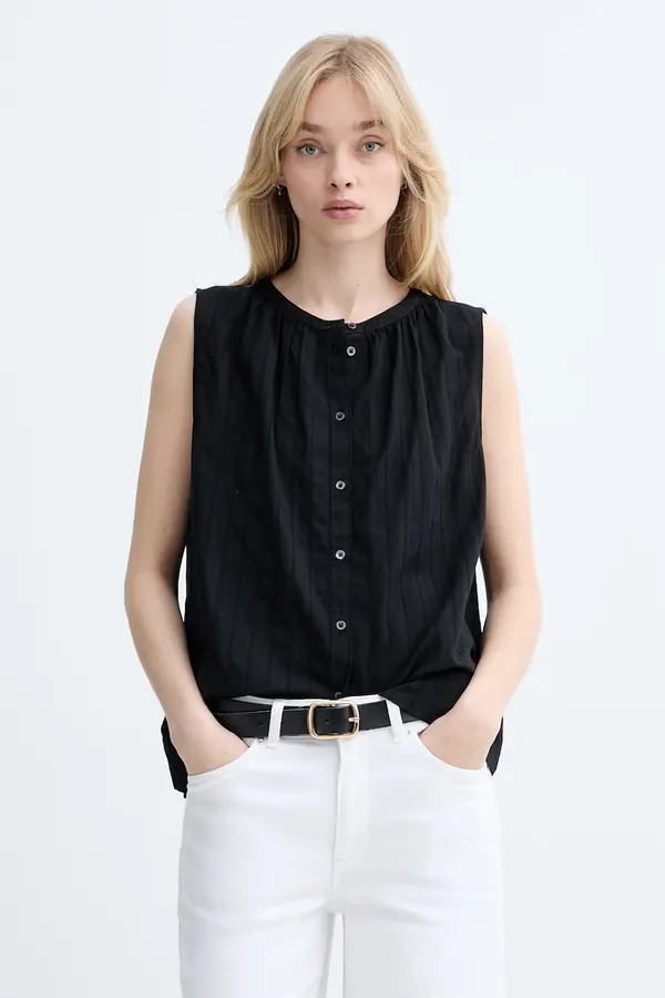 Marc O'Polo Marc O'Polo bluza košulja za žene od pamuka