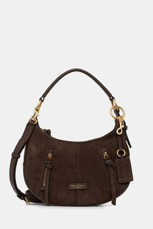 Marc O'Polo Marc O'Polo crossbody torba za žene od brušene kože