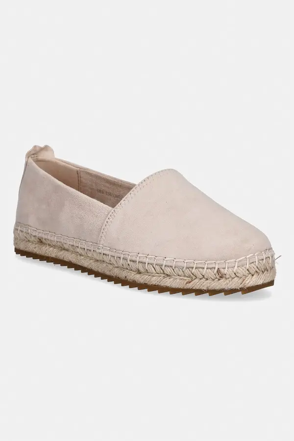 Marc O'Polo Marc O'Polo espadrile ženske od brušene kože Gem 6B