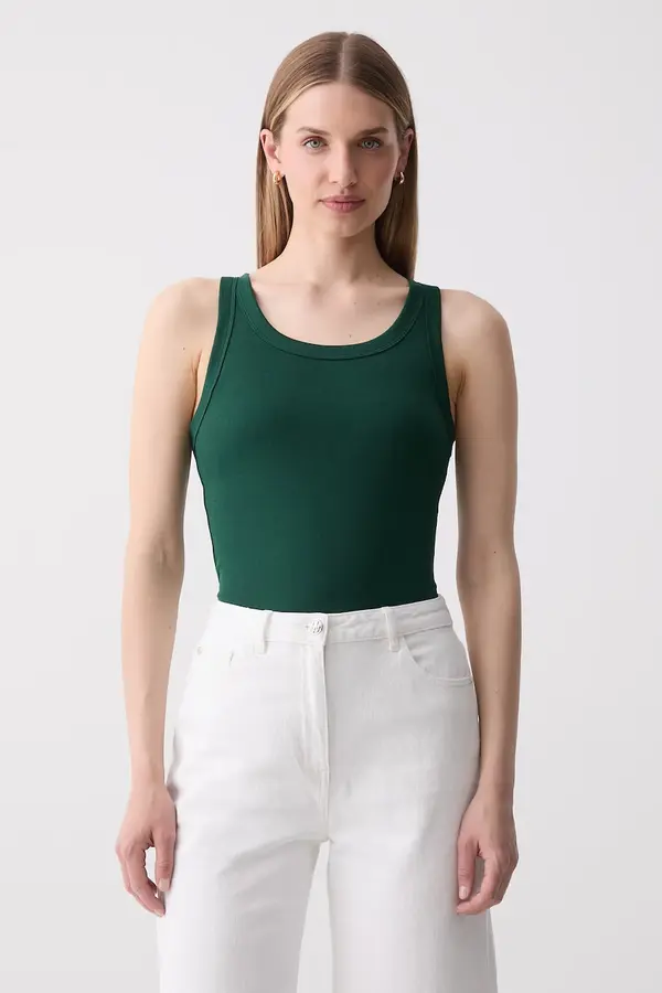 Marc O'Polo Marc O'Polo top za žene od pamuka s elastanom