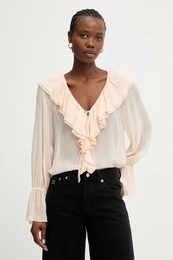Marciano by Guess Marciano by Guess bluza s volanima za žene od viskoze ADELA